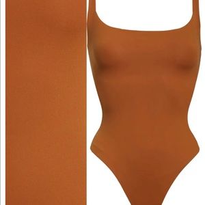 Copper skims body suit